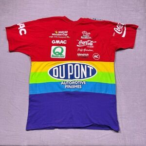 Vintage Chase Racewear Jeff Gordon 24 DuPont NASCAR Racing T-Shirt XXL